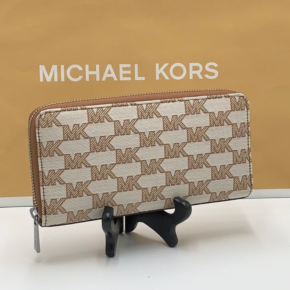 Michael Kors Men’s Women’s Cooper Tech Zip Around Continental Wallet - Picture 2 of 13